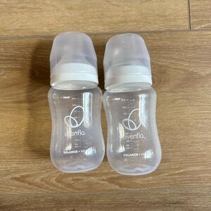 Two evenflo wide neck + balance bottles